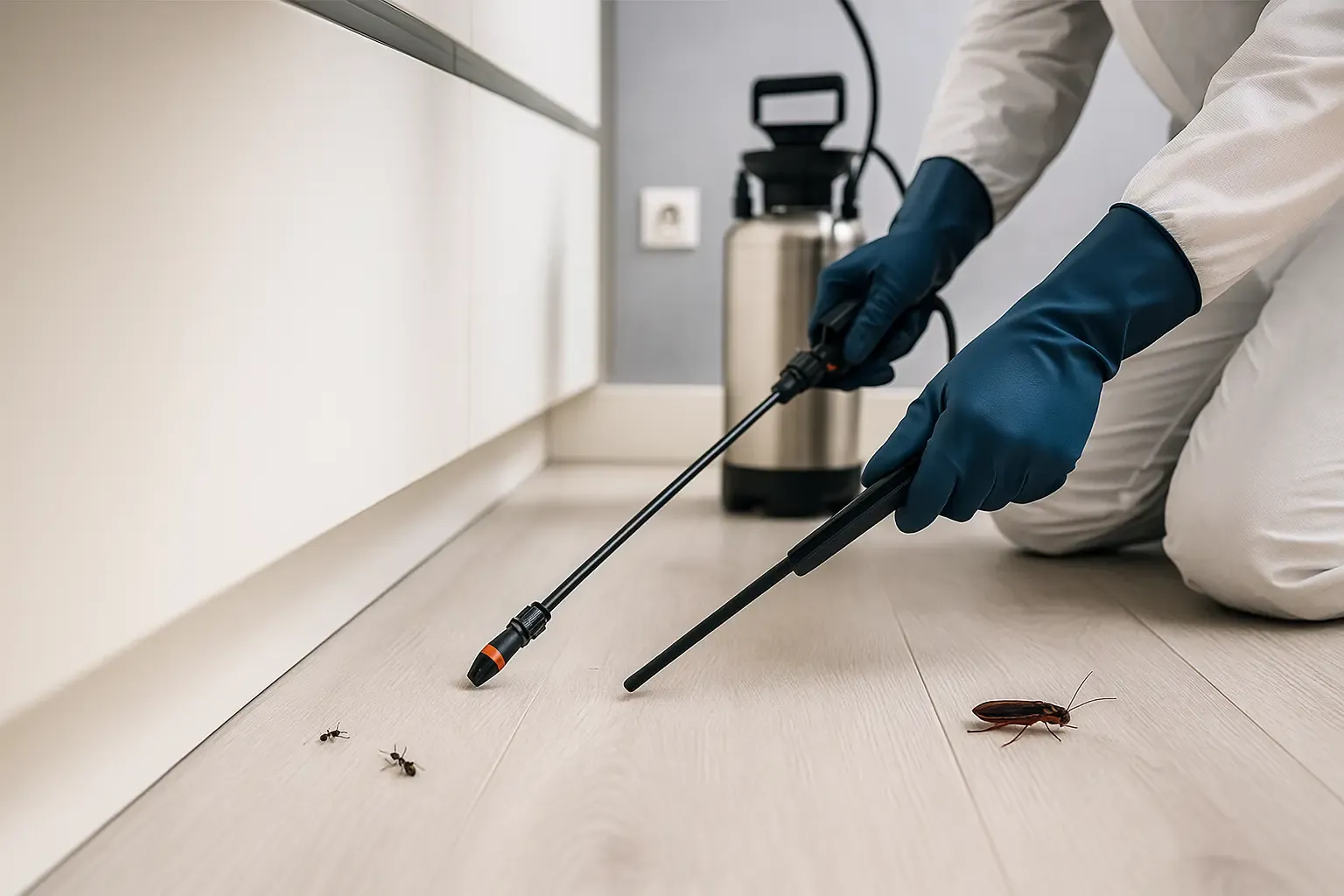 Super Pest Control professional technician at work