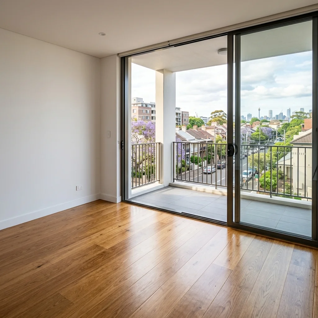 Clean vacant apartment ready for tenancy flea treatment